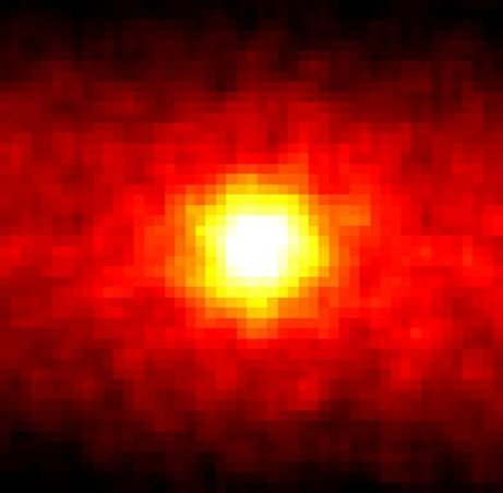 neutrino image of the sun